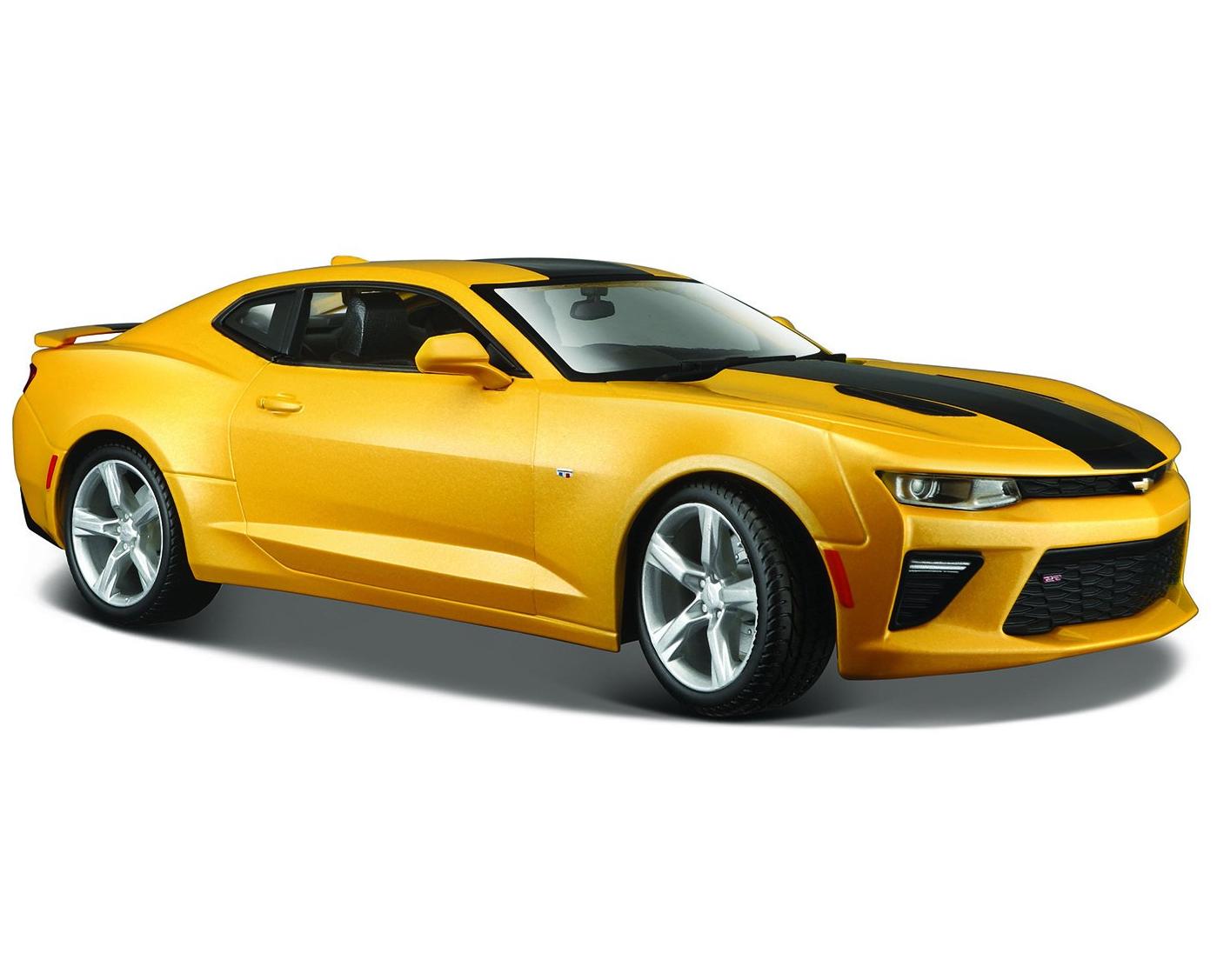 Машинка Maisto 1:18 Chevrolet Camaro SS год 2016, желтый – купить в Москве,  цены в интернет-магазинах на Мегамаркет