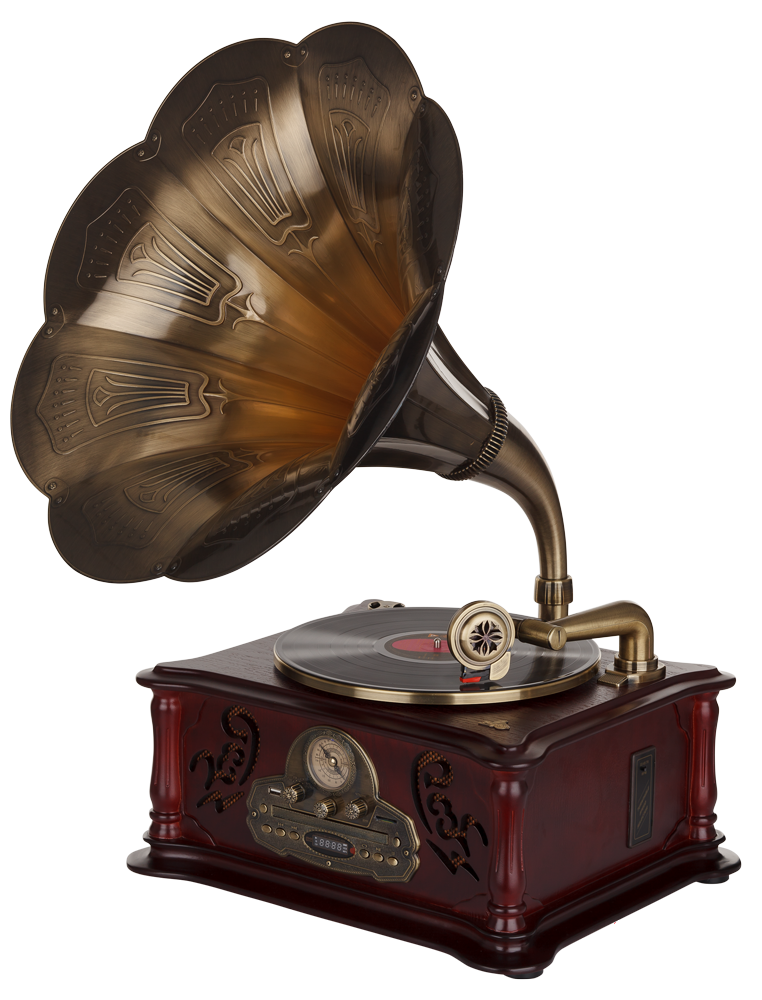 Проигрыватель с трубой. Виниловый проигрыватель PLAYBOX PB-1017u Gramophone-VII. Старинный патефон. Проигрыватель виниловых пластинок с трубой. Виниловый проигрыватель с граммофоном.