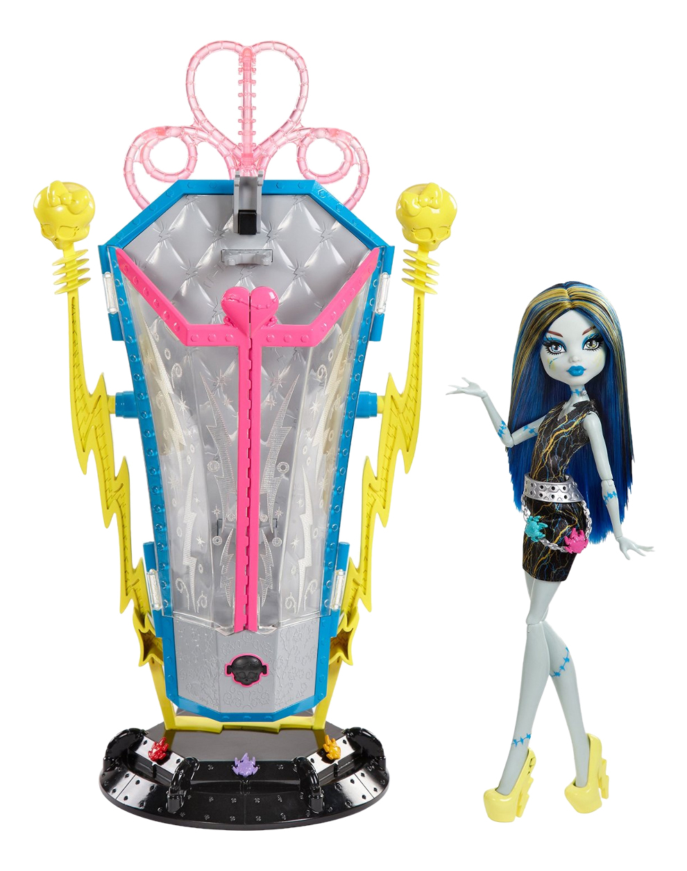 Купить игровой набор Monster High Франки и подзарядная станция, цены на  Мегамаркет