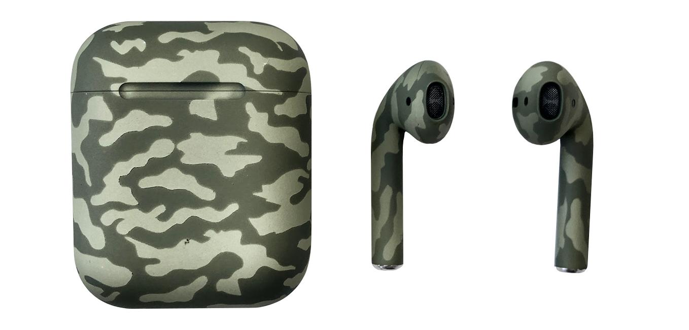 Беспроводные наушники Apple AirPods Color 2 Custom без беспроводной зарядки  Camo - отзывы покупателей на Мегамаркет