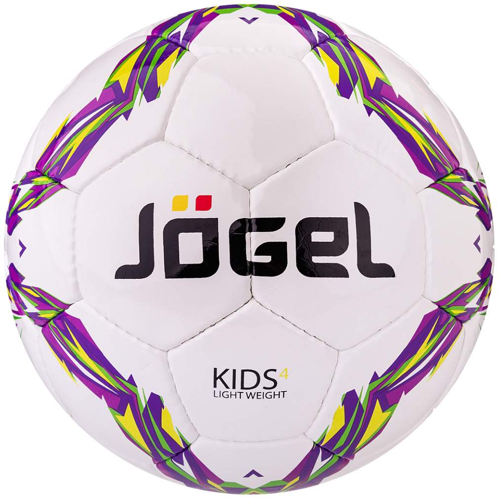 Футбольный мяч Jogel Kids №4 white/violet – купить в Москве, цены в  интернет-магазинах на Мегамаркет