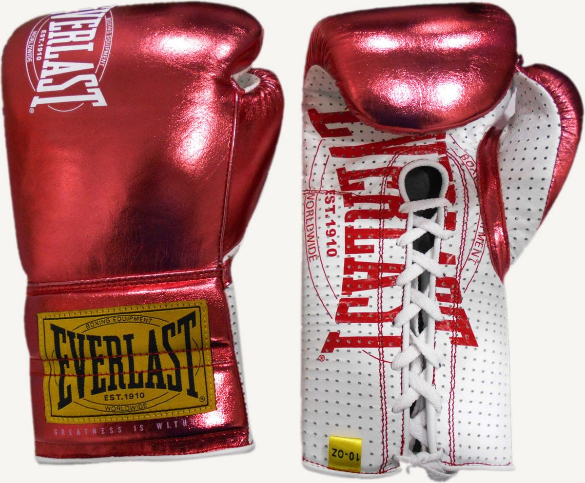 Боксерские перчатки Everlast 1910 Classic красный 10 унций