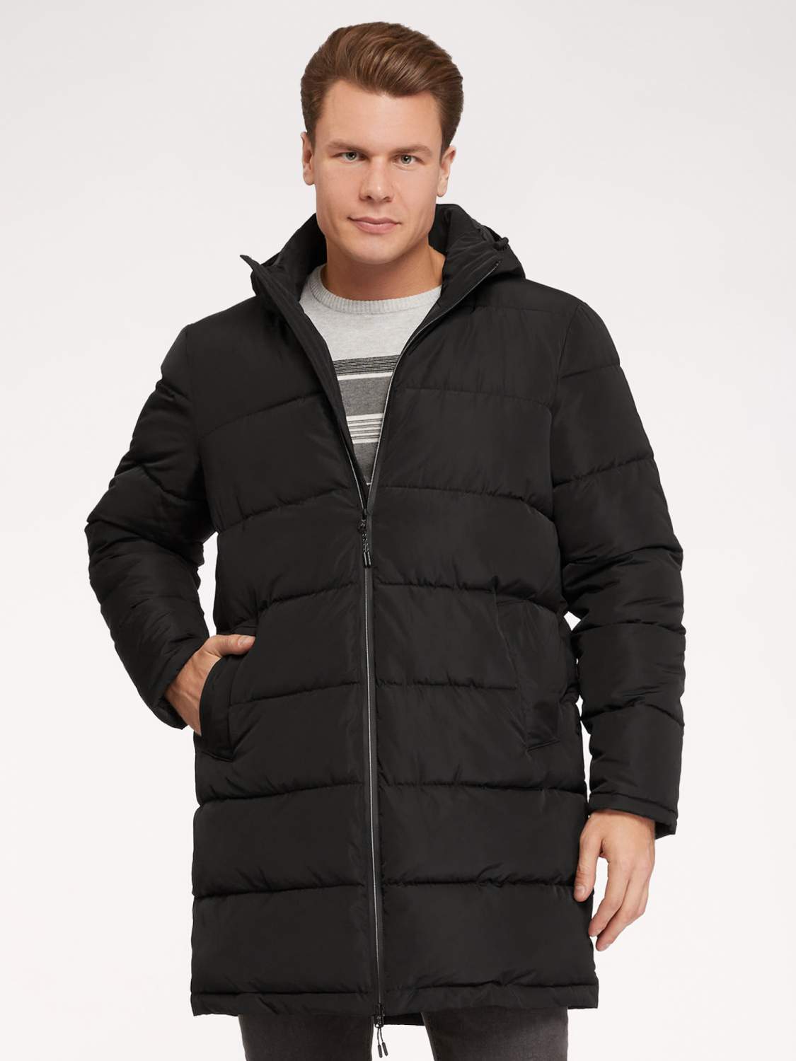 Куртка мужская oodji 1L126001M черная 2XL - отзывы на маркетплейсеМегамаркет