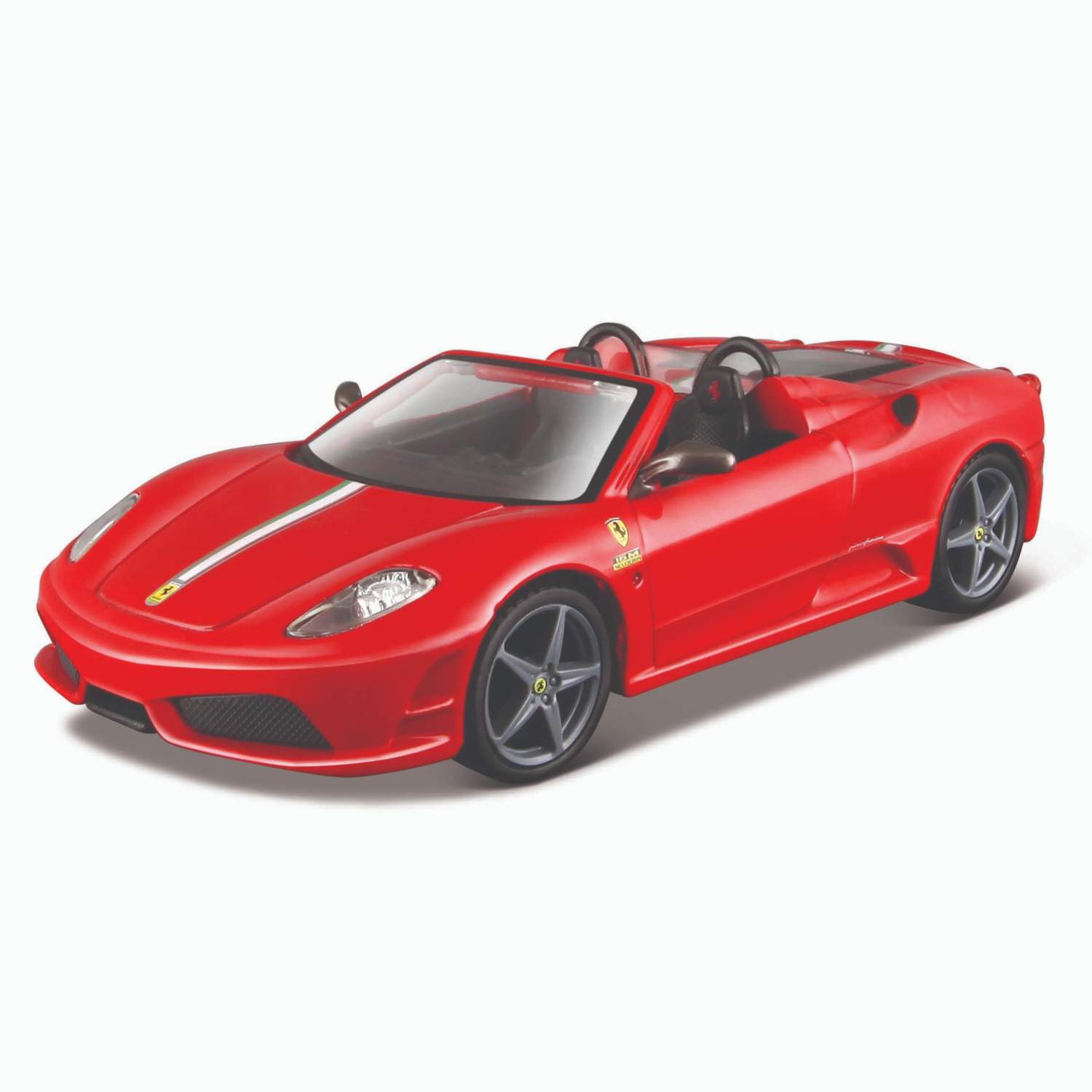 Купить коллекционная машинка Bburago Феррари 1:32 Ferrari R&P-Ferrari  Scuderia Spider 16M,красная, цены на Мегамаркет