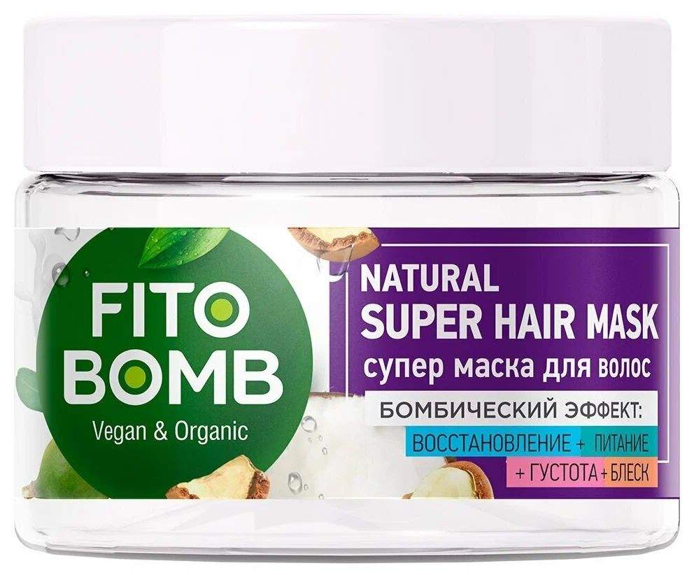 Маска для волос Fito Bomb восстановление, питание, густота, блеск 250 мл -  отзывы покупателей на Мегамаркет | маски для волос