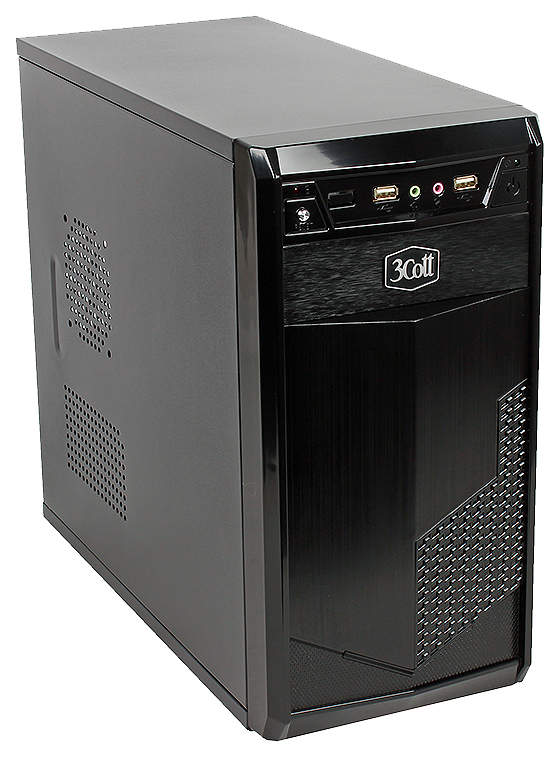 Корпус компьютерный 3Cott 3C-MATX-PV1B Black, купить в Москве, цены в ...