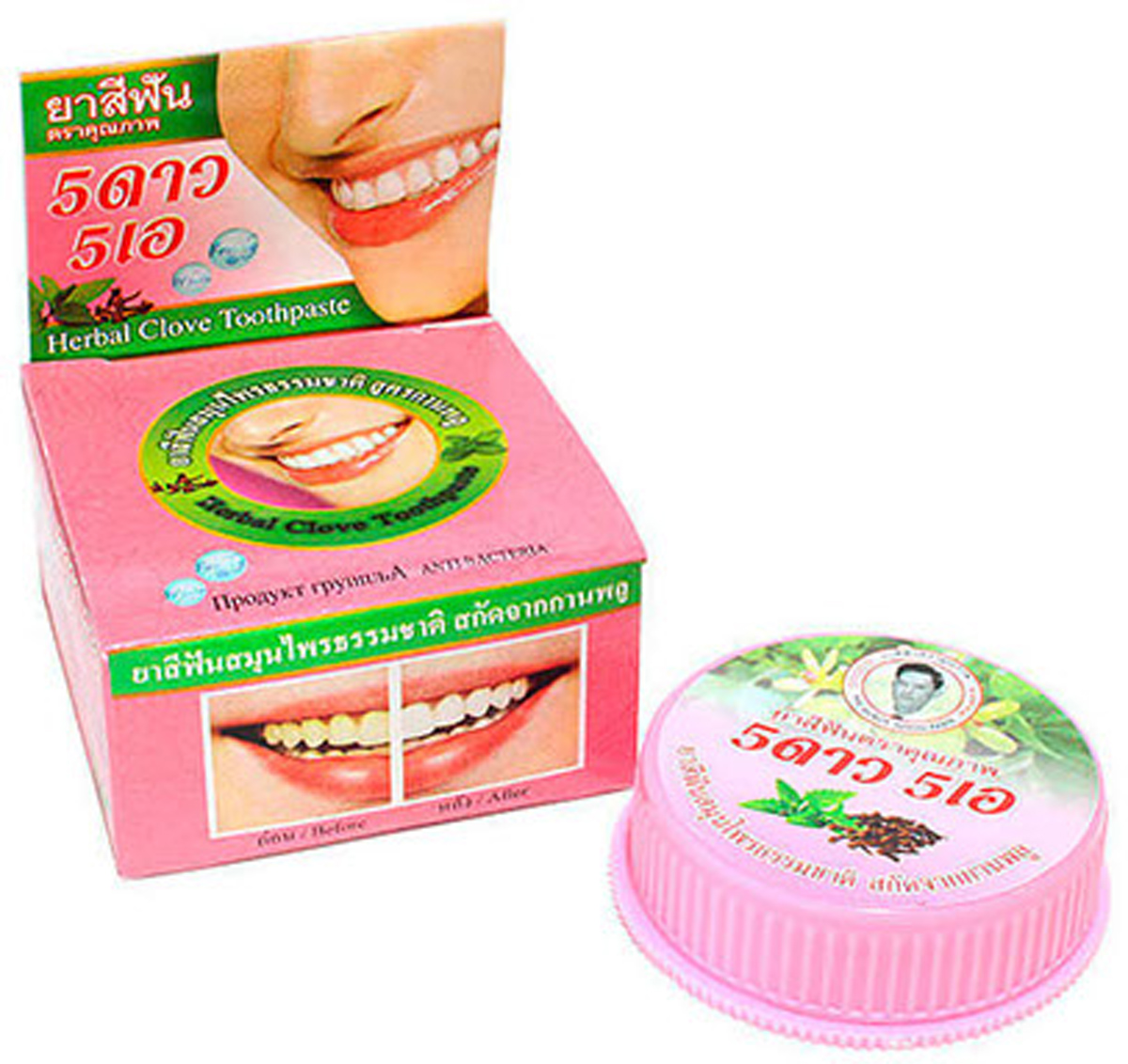 Тайская паста для отбеливания зубов 
