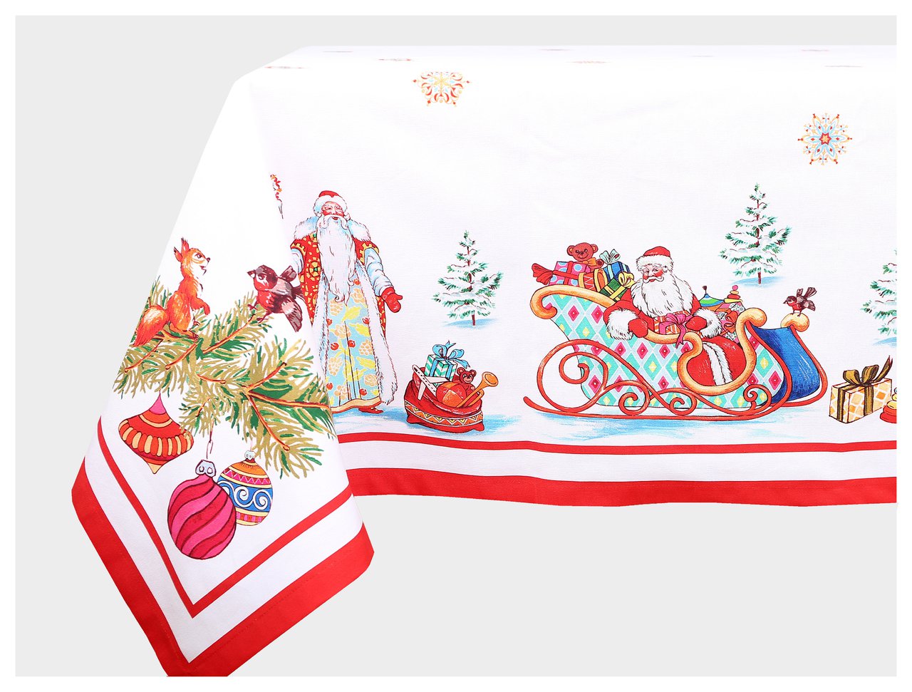 скатерть с новогодним рисунком. скатерть этель рождественский бал. скатерть этель новогодняя сказка. скатерть «новый год». столовый набор этель новогодний.
