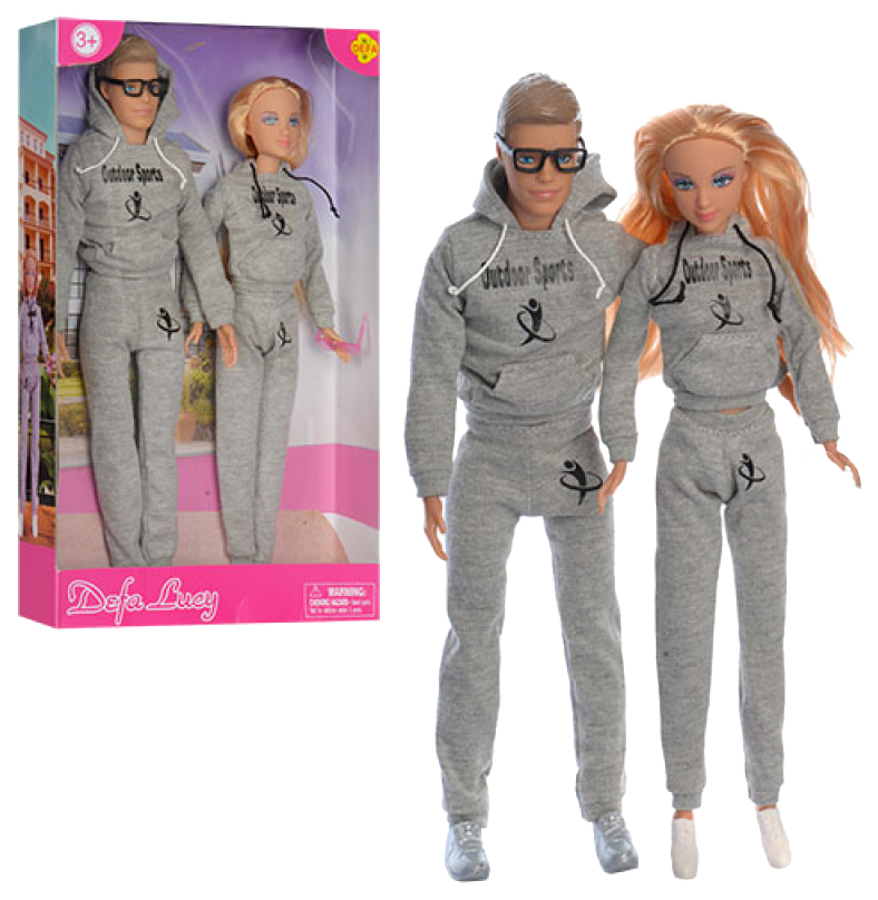 Купить набор из 2 кукол в спортивных костюмах Семья Defa Lucy, цены в Москве на Мегамаркет