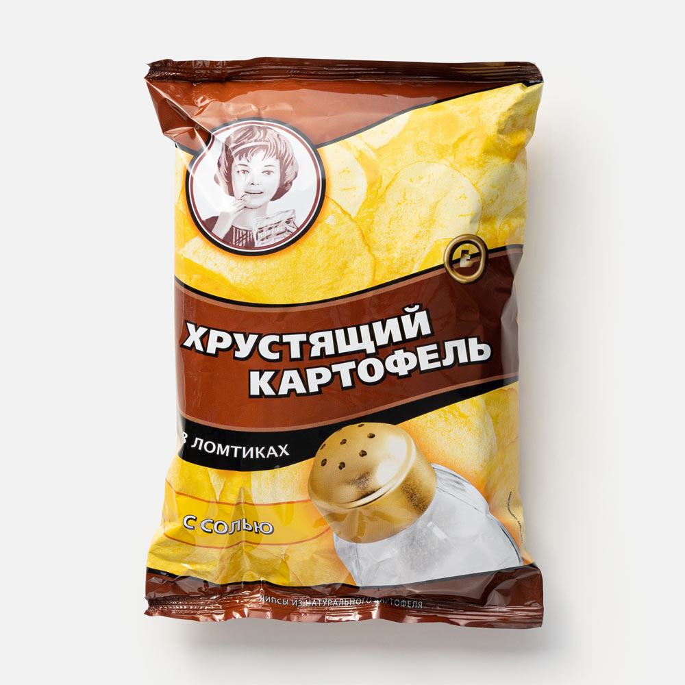 Картофельные чипсы Хрустящий картофель в ломтиках с солью 70 г - отзывы  покупателей на маркетплейсе Мегамаркет | Артикул: 100023472238