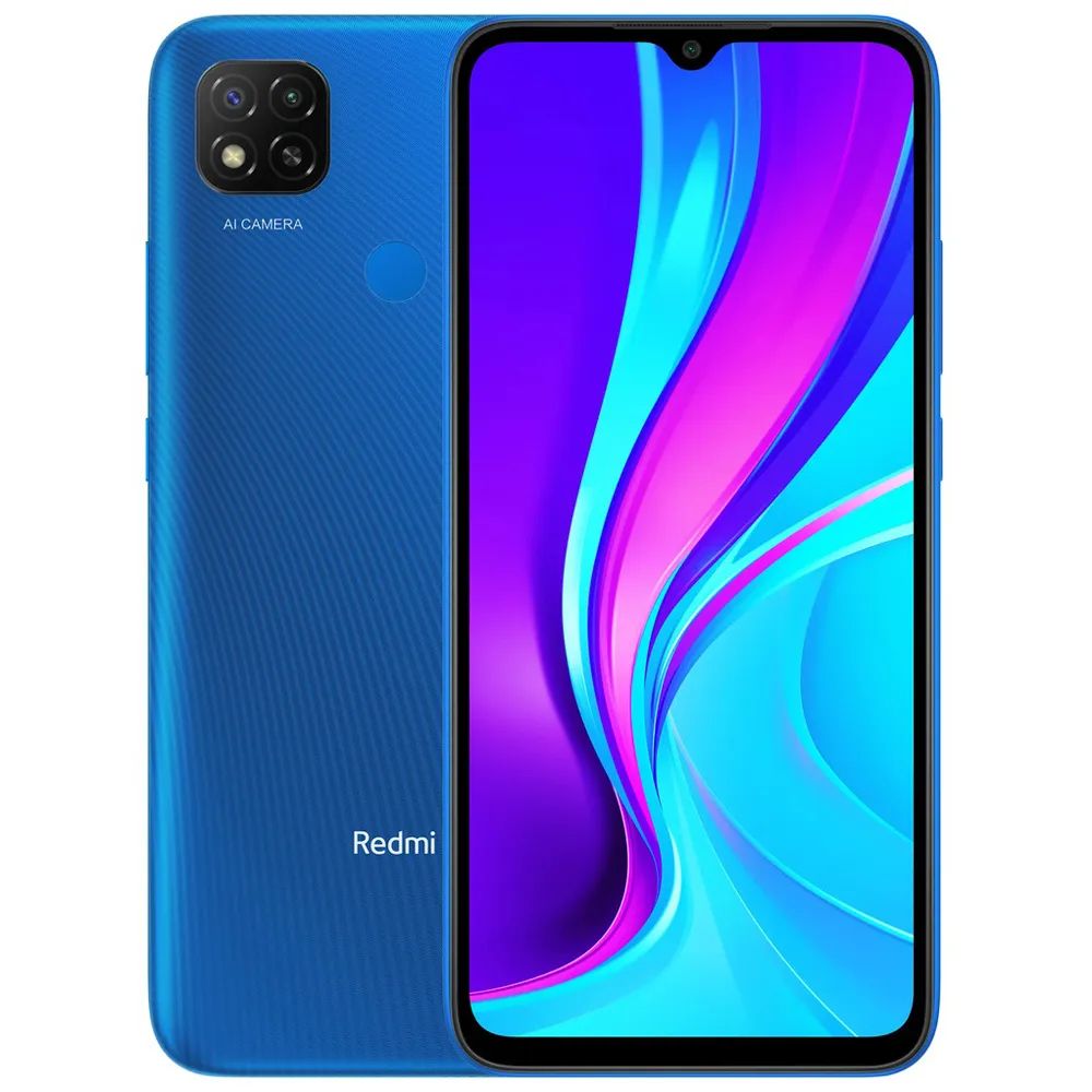 Смартфон Xiaomi Redmi 9C 3/64GB Twilight Blue – купить в Москве, цены в  интернет-магазинах на Мегамаркет