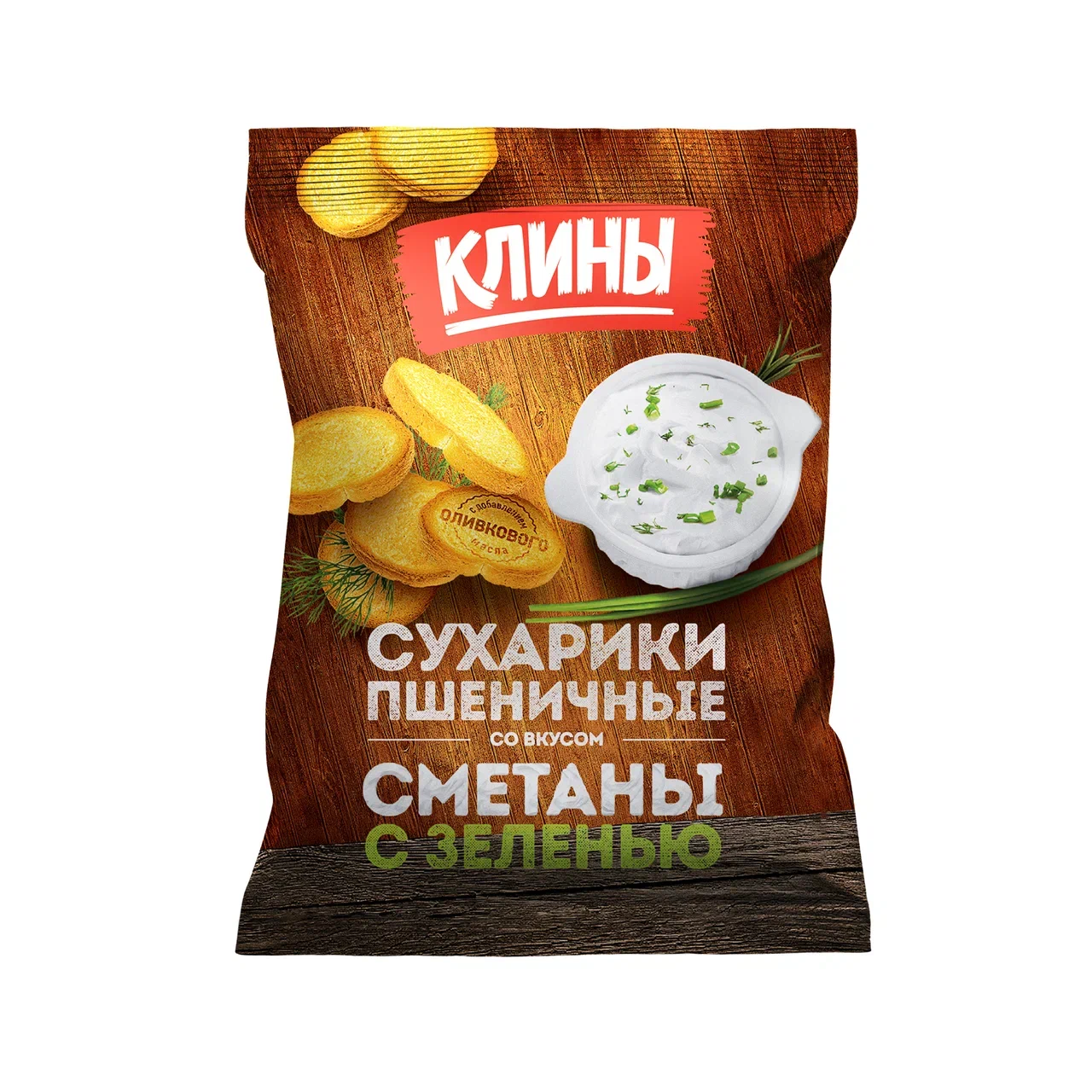 Сухарики пшеничные Клины со вкусом сметаны с зеленью 50 г - отзывы  покупателей на маркетплейсе Мегамаркет | Артикул: 100023472452