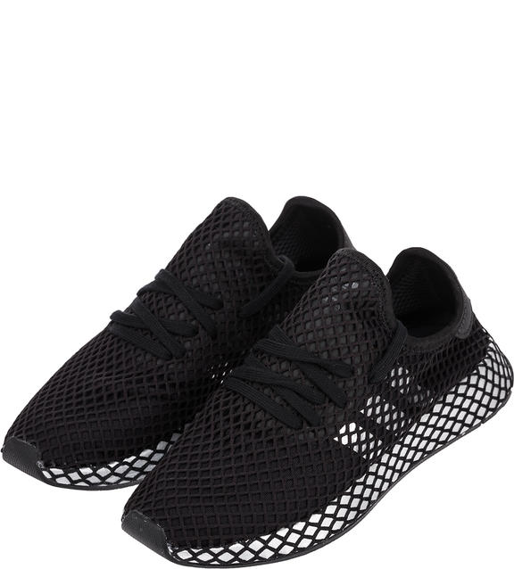 Кроссовки женские Adidas Originals Deerupt Runner черные 8.5 DE - купить в  Москве, цены на Мегамаркет