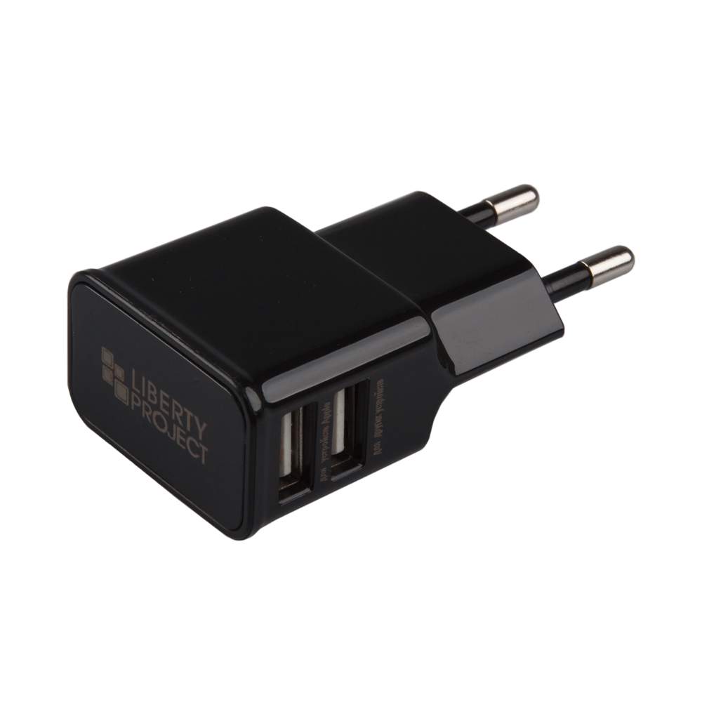 Сетевое зарядное устройство Liberty Project 2 USB, 2,1 A, black - отзывы  покупателей на маркетплейсе Мегамаркет | Артикул: 100023764943