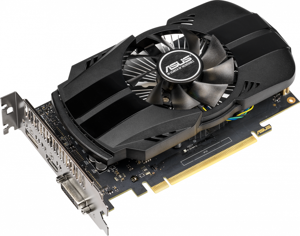 Видеокарта ASUS NVIDIA GeForce GTX 1650 Phoenix OC (90YV0CV0-M0NA00),  купить в Москве, цены в интернет-магазинах на Мегамаркет