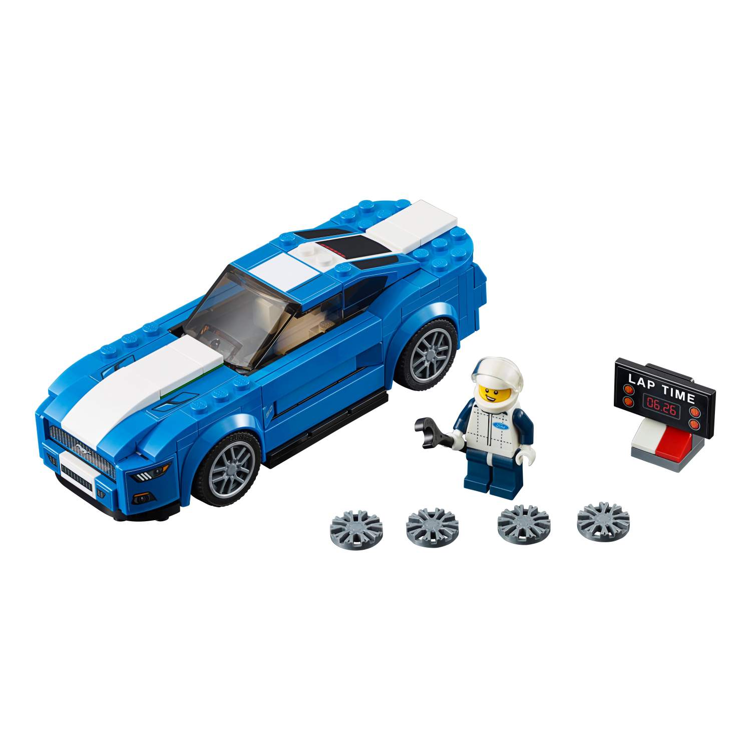 Конструктор LEGO Speed Champions Ford Mustang GT (75871) - отзывы  покупателей на Мегамаркет