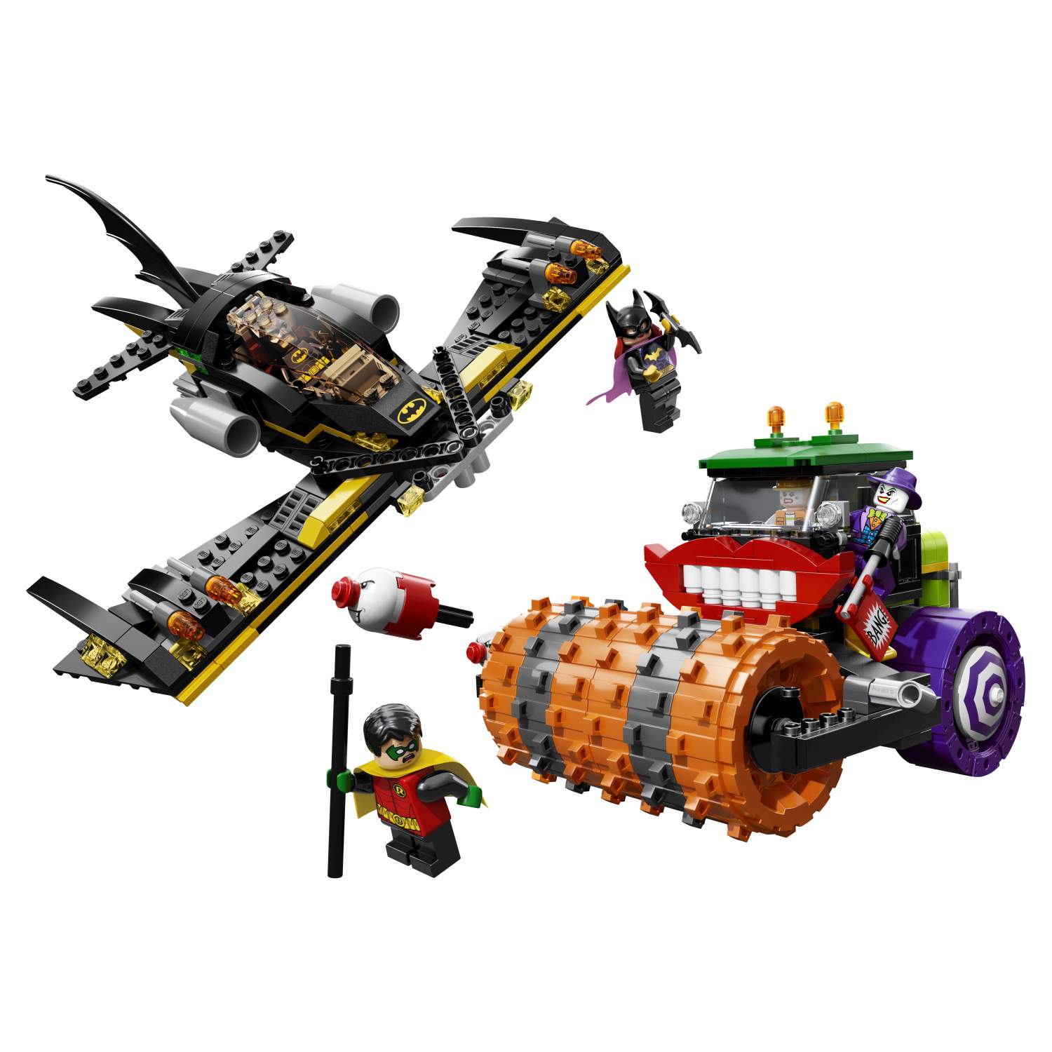 Купить конструктор LEGO DC Comics Super Heroes Бэтмен: Паровой каток Джокера  (76013), цены на Мегамаркет | Артикул: 100000076044