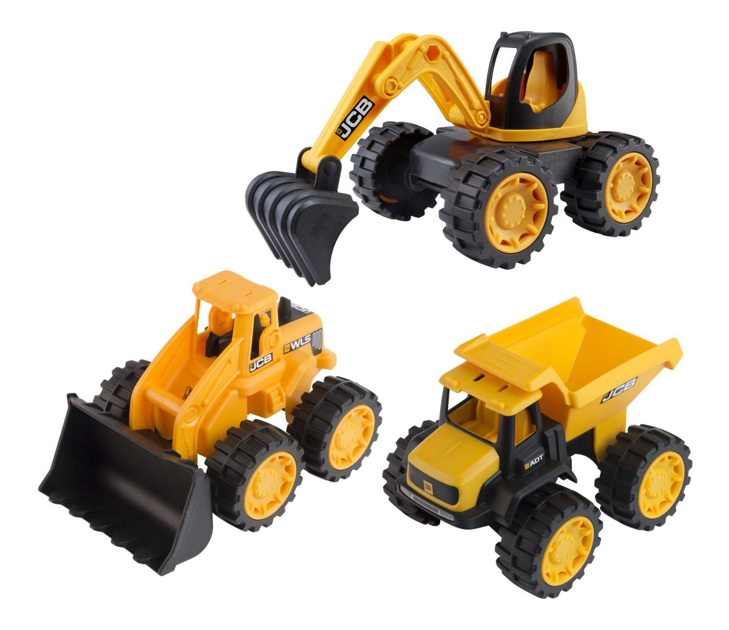 Купить строительная техника HTI Игровой набор JCB 1416234 3 машинки, цены  на Мегамаркет | Артикул: 100022845244