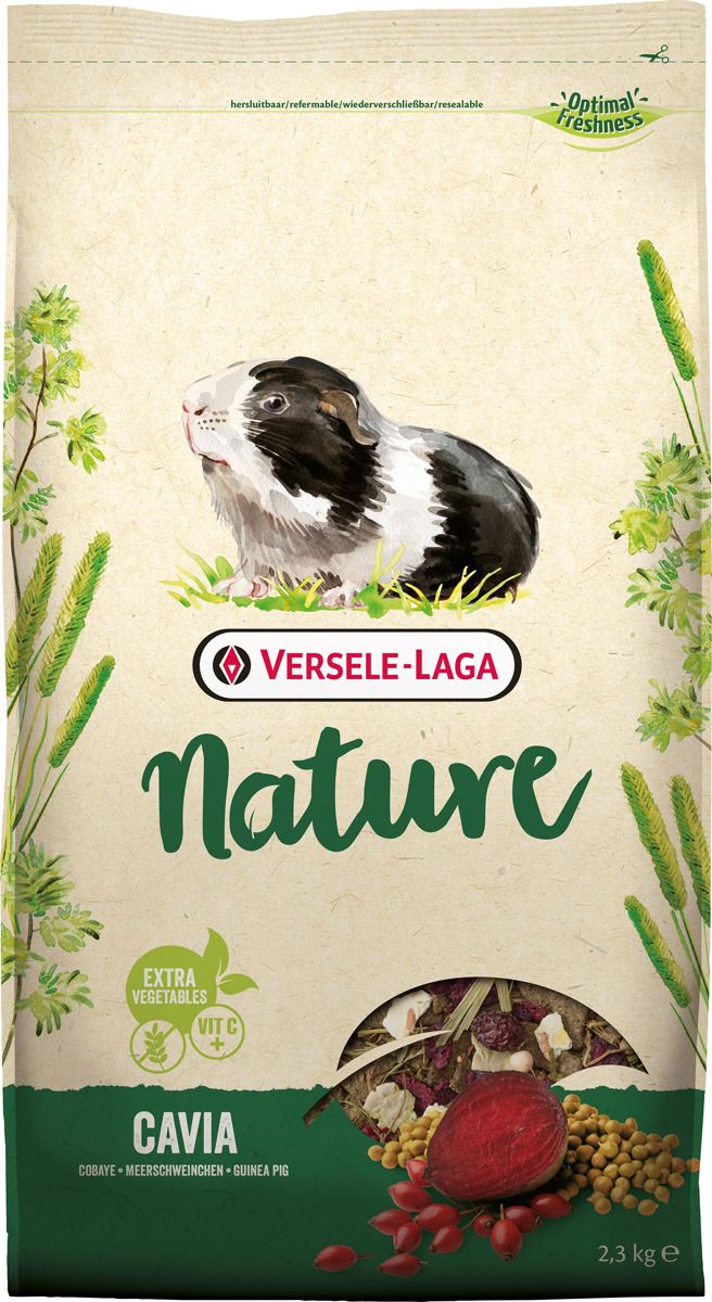 Купить корм для морских свинок Versele-Laga Nature Cavia, 2,3 кг, цены на  Мегамаркет | Артикул: 100025357744