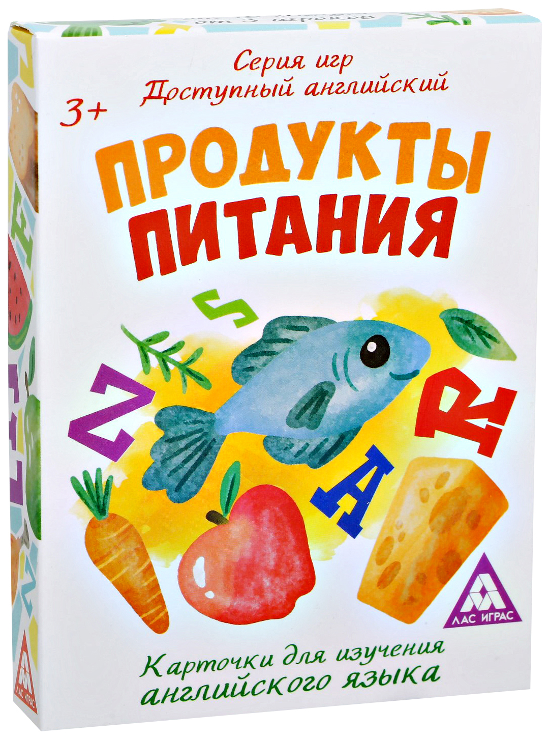 Купить карточки для изучения английского языка Продукты питания ЛАС ИГРАС,  цены на Мегамаркет | Артикул: 100025543944