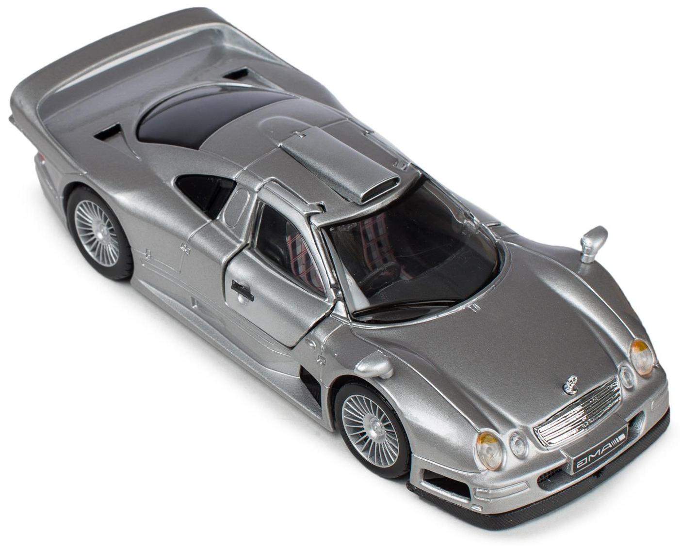 Машинка Maisto серебряная - Mercedes-Benz CLK GTR уличная версия 1:24 –  купить в Москве, цены в интернет-магазинах на Мегамаркет