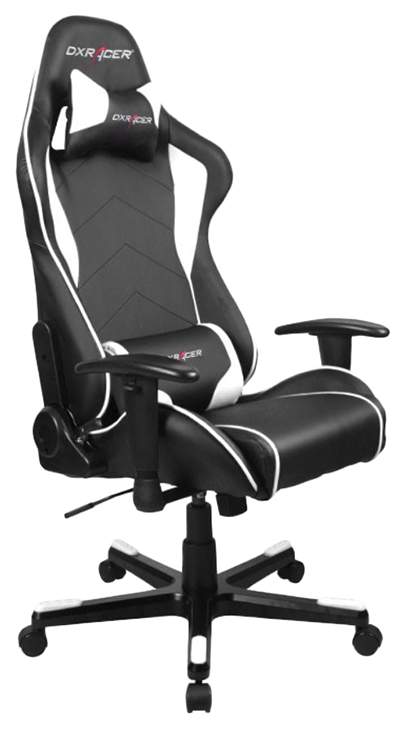 Геймерское кресло dxracer белое