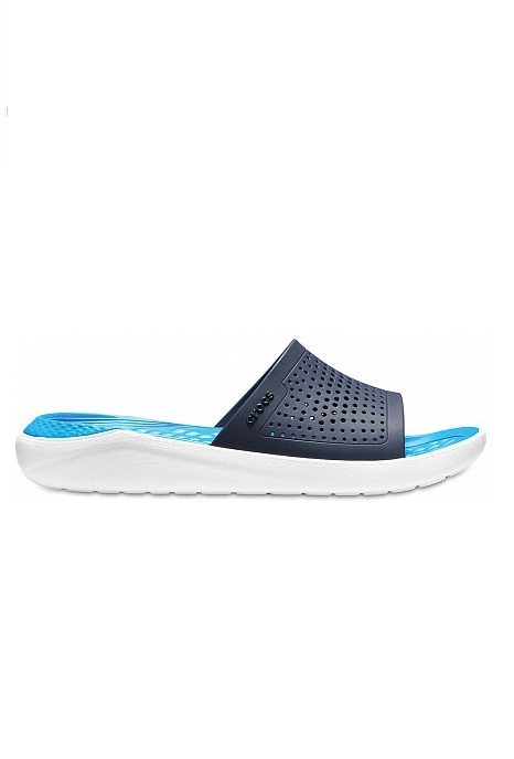 Сланцы мужские Crocs Literide slide-1 синие 43.5 RU - купить в Москве, цены  на СберМегаМаркет