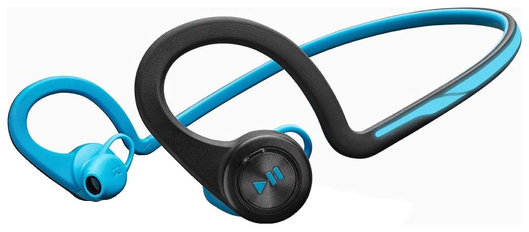 Plantronics backbeat fit blue sale