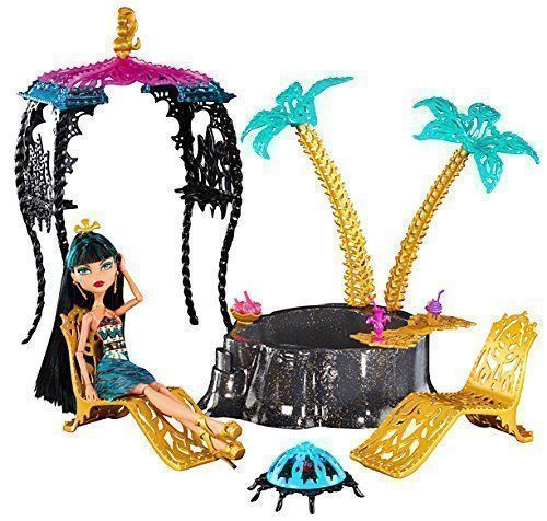 Mattel маттел Monster High монстер хай диван мебель кровать для куклы барби кукла клодин дом домик