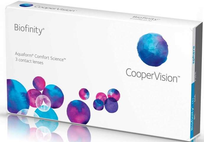 Контактные линзы Biofinity - купить контактные линзы Biofinity, цены на Мегамаркет