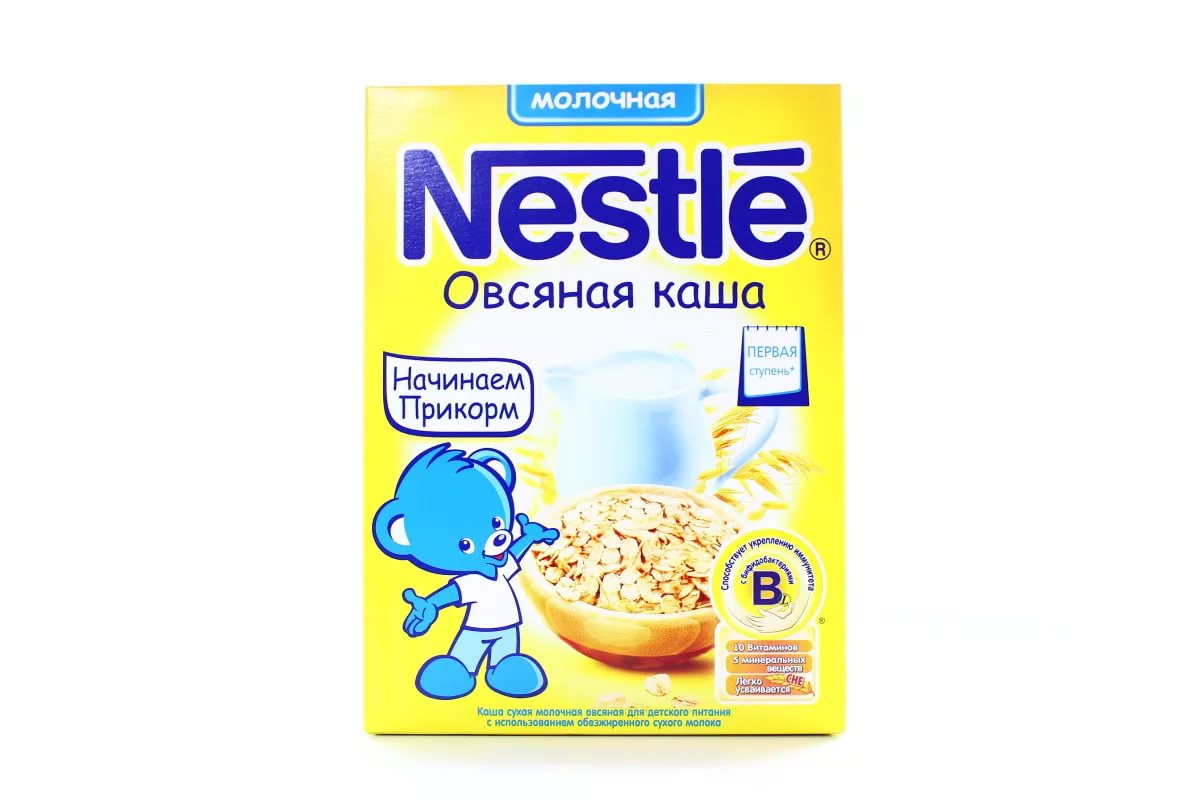 Каша nestle овсяная