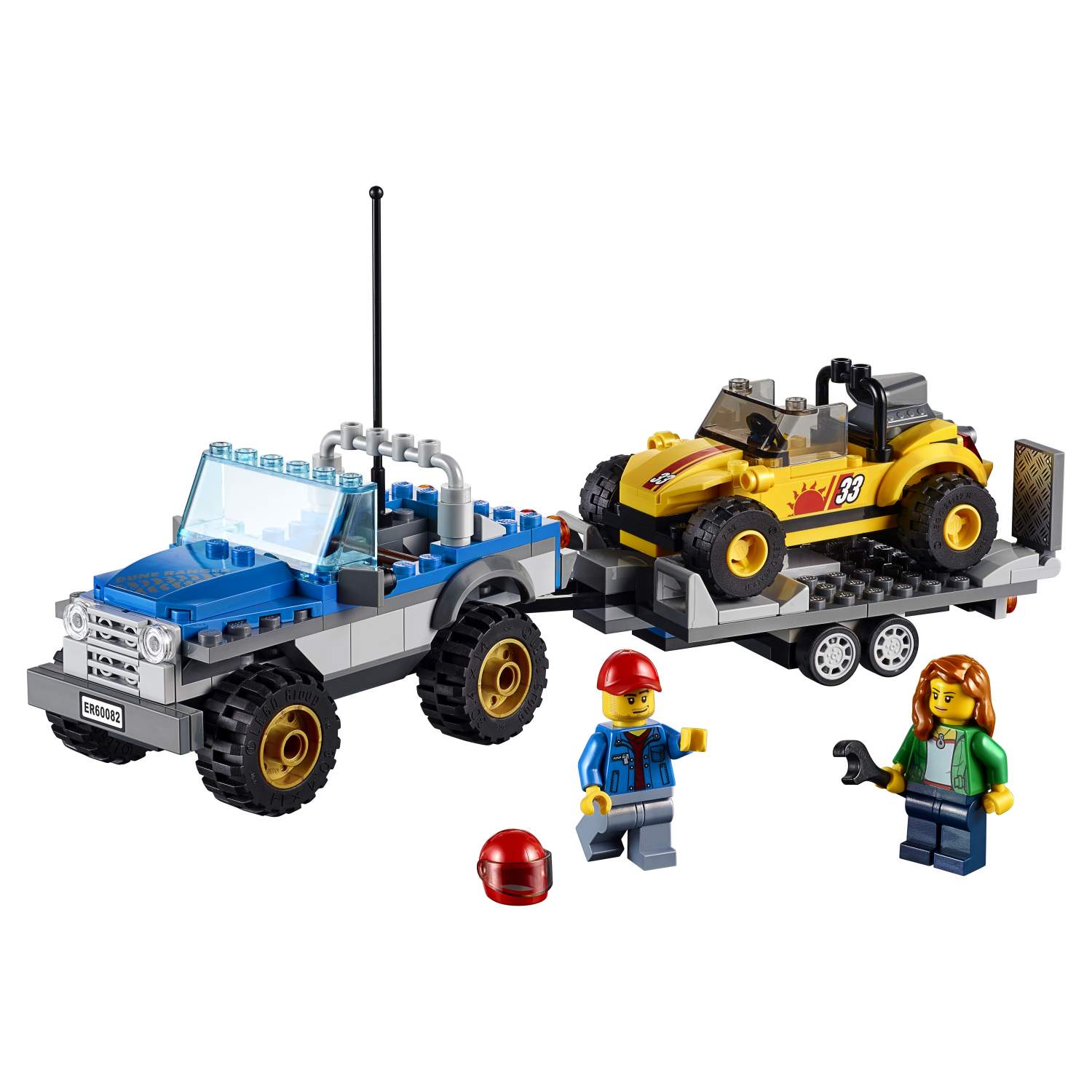 Купить конструктор LEGO City Great Vehicles Перевозчик Песчаного Багги  (60082), цены на Мегамаркет | Артикул: 100000075847