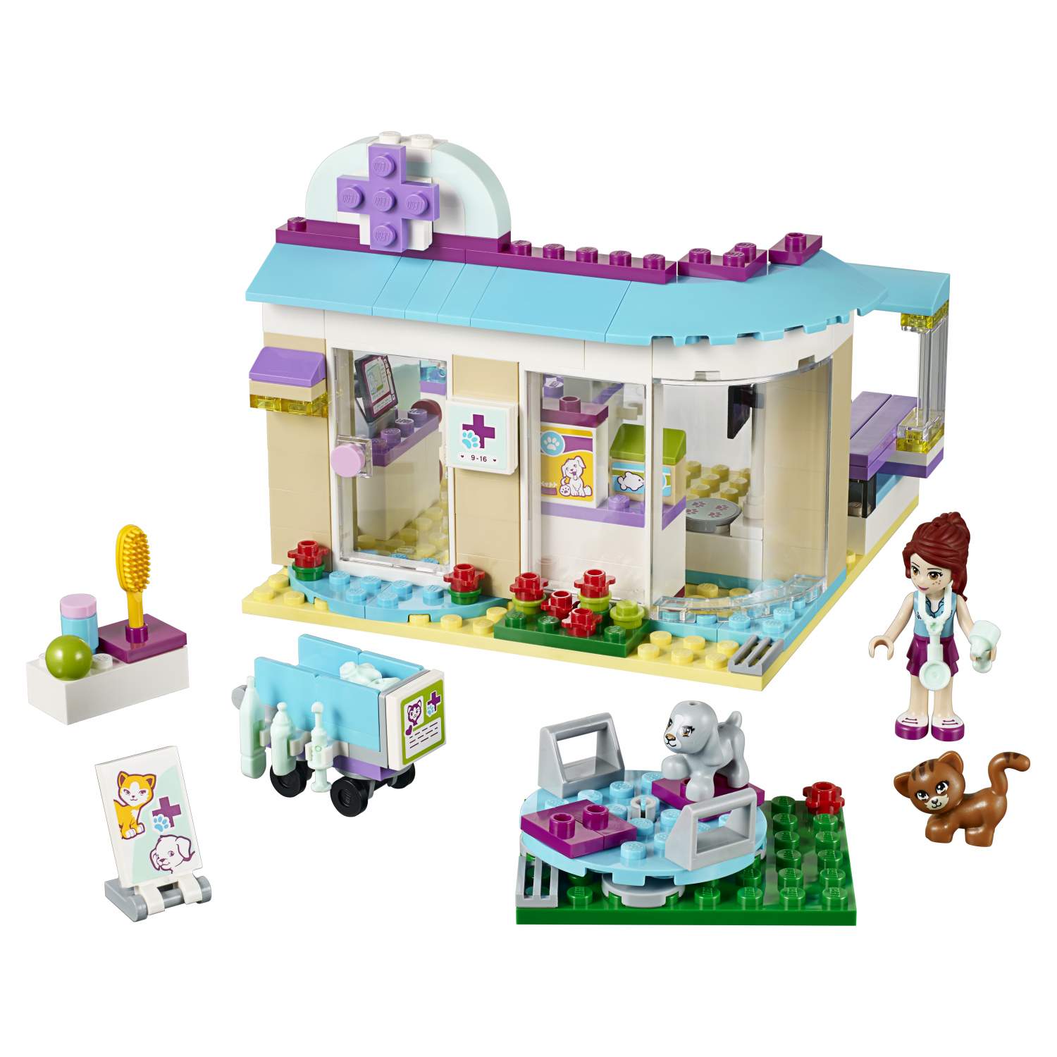 Конструктор LEGO Friends Ветеринарная клиника (41085) – купить в Москве,  цены в интернет-магазинах на Мегамаркет