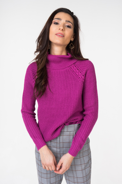 Фиолетовый Свитер Женский Купить