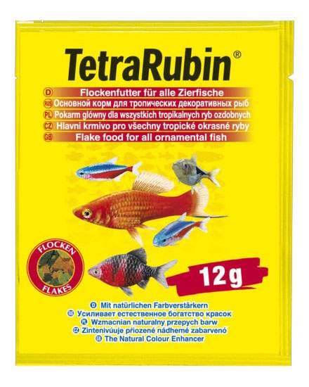 Корм для рыб Tetra Rubin, для улучшения окраса, хлопья, 12 г