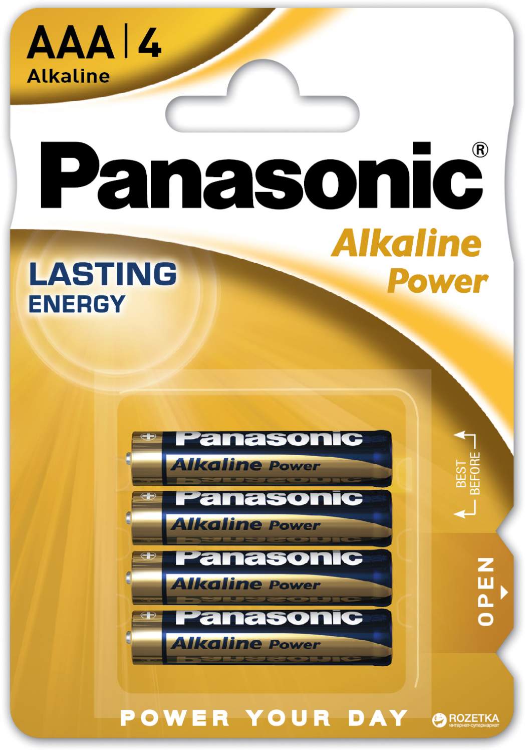 Батарейка Panasonic Alkaline Power LR03REB/4BPR 4 шт - отзывы покупателей  на маркетплейсе Мегамаркет | Артикул: 600000562249