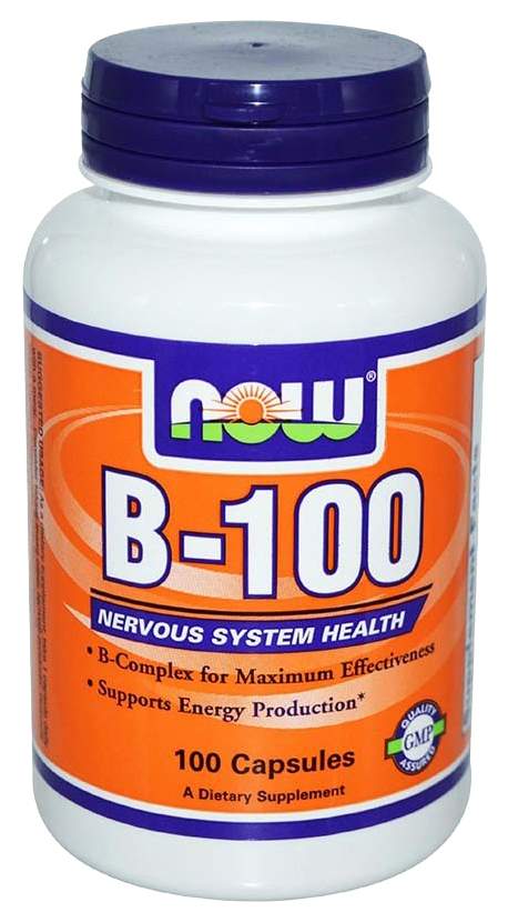 Витаминный комплекс NOW B-100 капсулы 100 шт. - купить в интернет ...