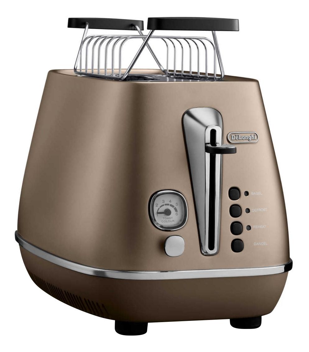 Тостер DeLonghi Distinta CTI2103.BZ Bronze, купить в Москве, цены в  интернет-магазинах на sbermegamarket.ru