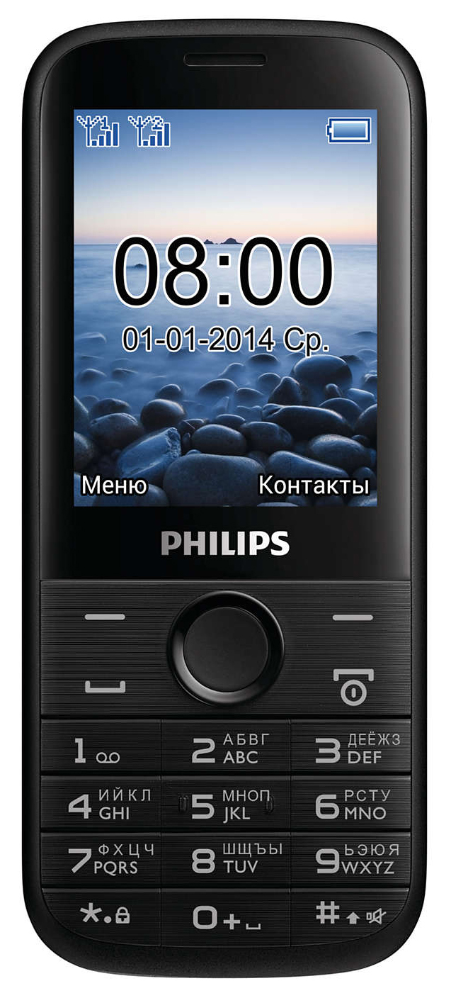 Мобильный телефон Philips E160 Black - отзывы покупателей на маркетплейсе  Мегамаркет | Артикул: 100000495951