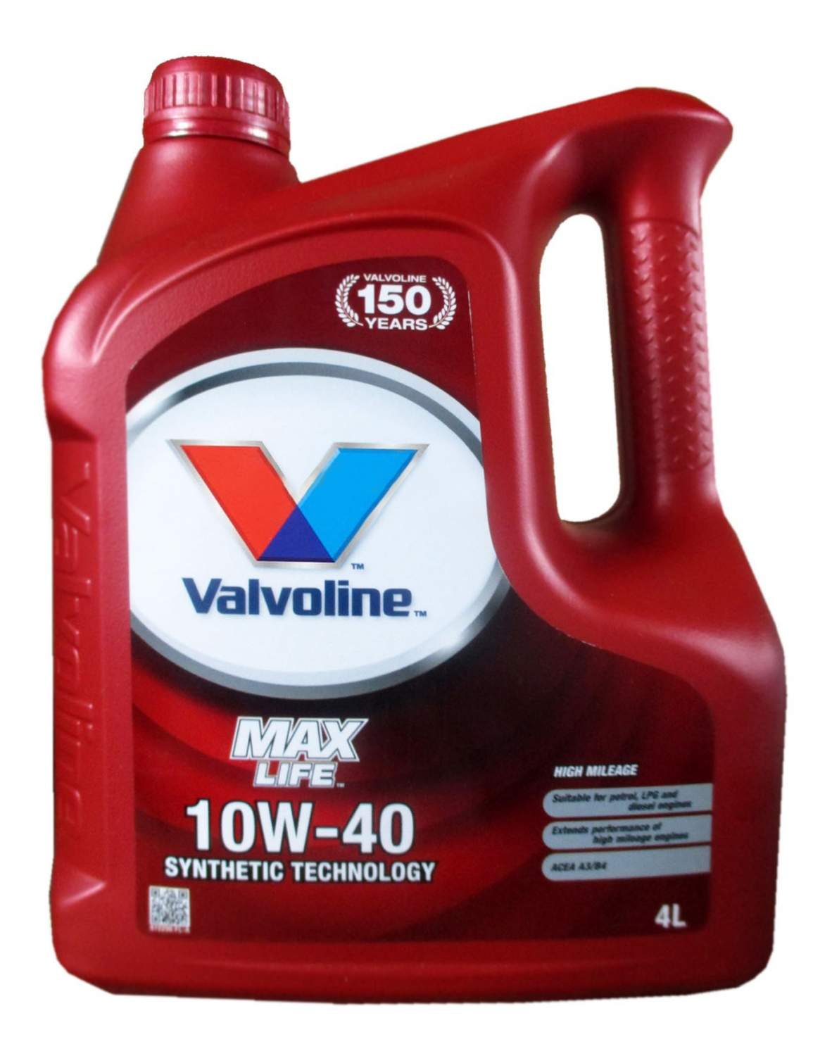 Моторное масло Valvoline Maxlife 10W40 4л - отзывы покупателей на  Мегамаркет | 100001149851