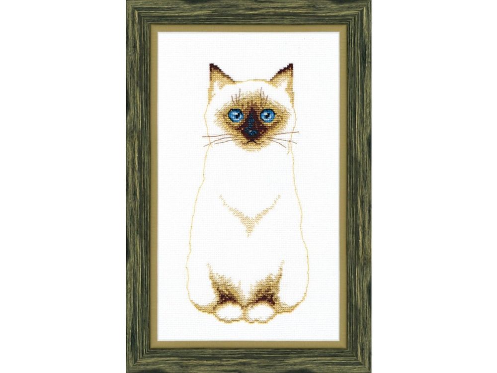 Купить набор для вышивания Crystal Art Сиамский кот, цены в Москве на Мегамаркет