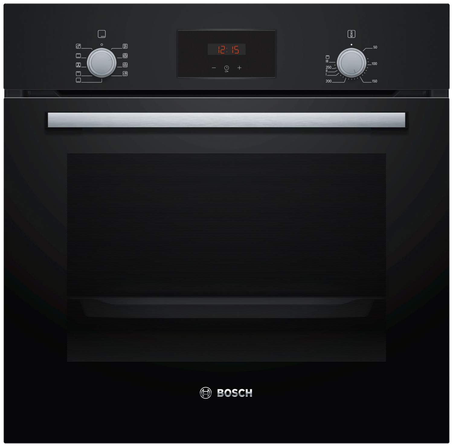 Встраиваемый электрический духовой шкаф bosch hbf534eb0r black