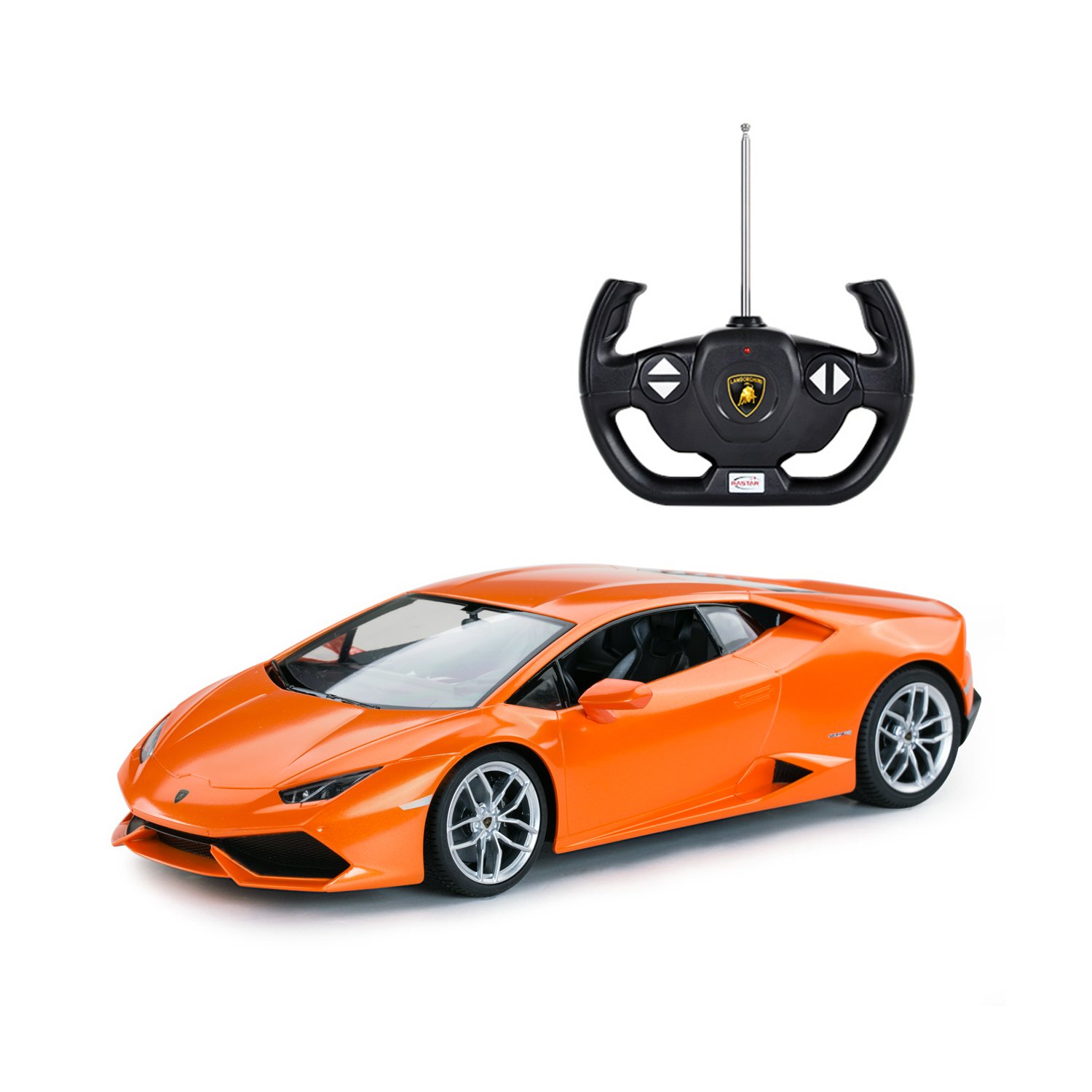 Купить машина р/у Rastar 1:14 Lamborghini HURACAN LP 610-4 оранжевый  70860O, цены на Мегамаркет