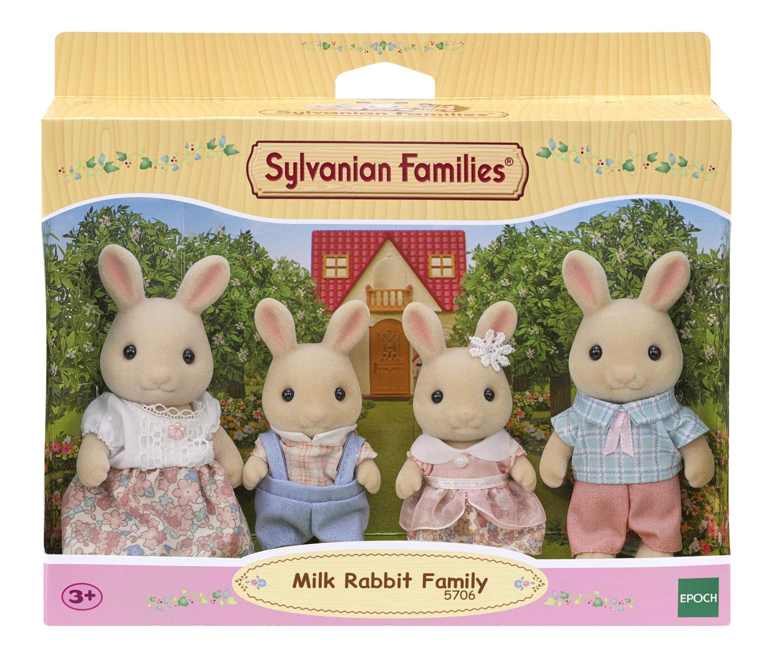 Купить игровой набор Sylvanian Families Семья Молочных кроликов Sylvanian  Families 5706, цены на Мегамаркет