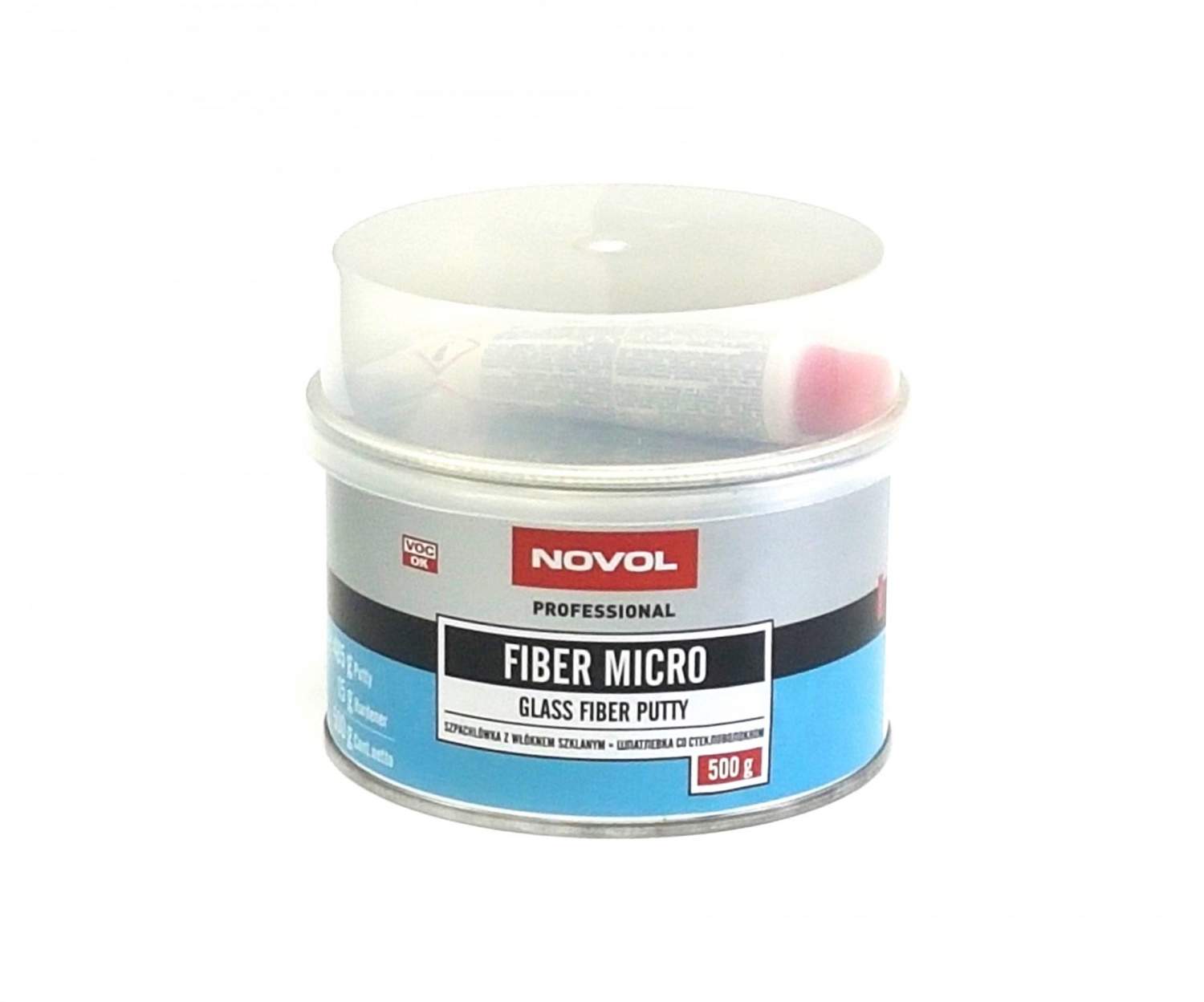 Шпатлевка со стекловолокном Novol Fiber Micro Glass Putty  (микростекловолокно) 0,5 кг. – купить в Москве, цены в интернет-магазинах  на Мегамаркет