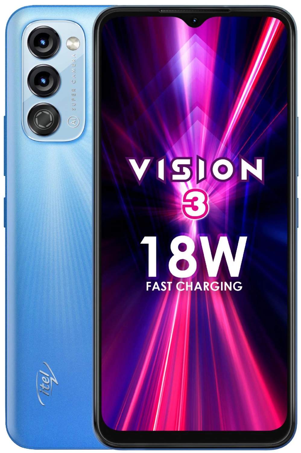 Смартфон Itel Vision 3 S661LN 2/32Gb Jewel Blue – купить в Москве, цены в  интернет-магазинах на Мегамаркет