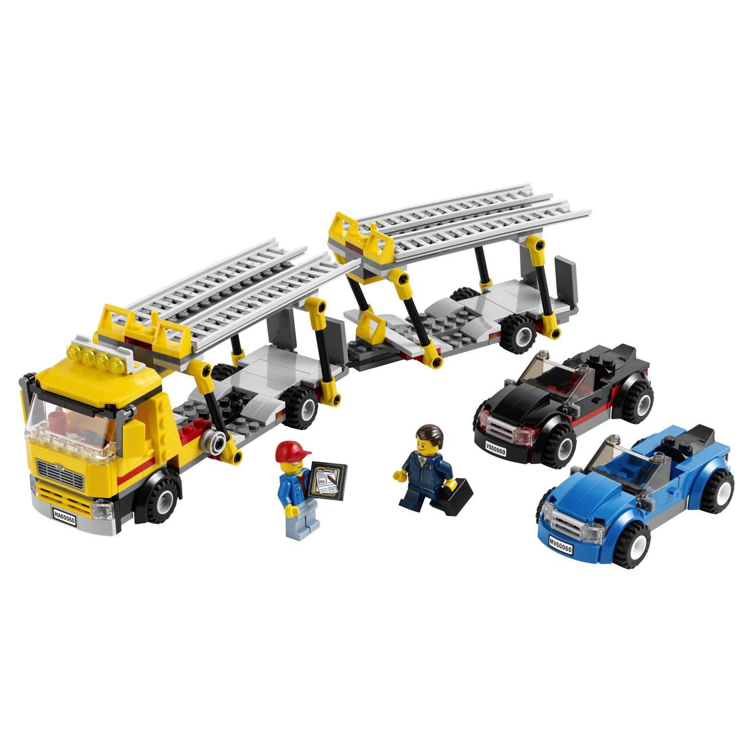 Отзывы о конструктор LEGO City Great Vehicles Транспорт для перевозки  автомобилей (60060) - отзывы покупателей на Мегамаркет | конструкторы LEGO  60060 - 100000075852