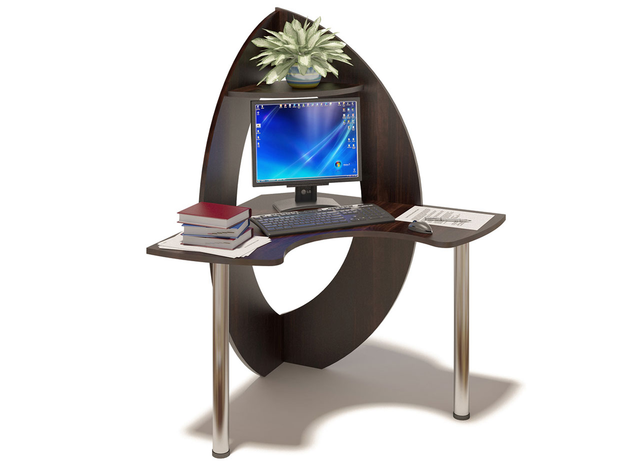 Компьютерный стол СОКОЛ КСТ-101, венге -  , цены в .