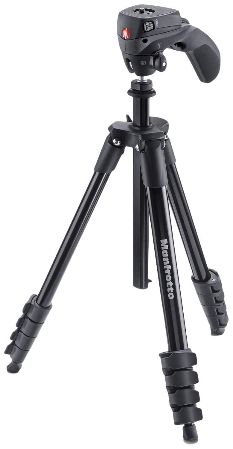 Штатив Manfrotto Compact Action MKCOMPACTACN-BK Черный, купить в Москве,  цены в интернет-магазинах на Мегамаркет