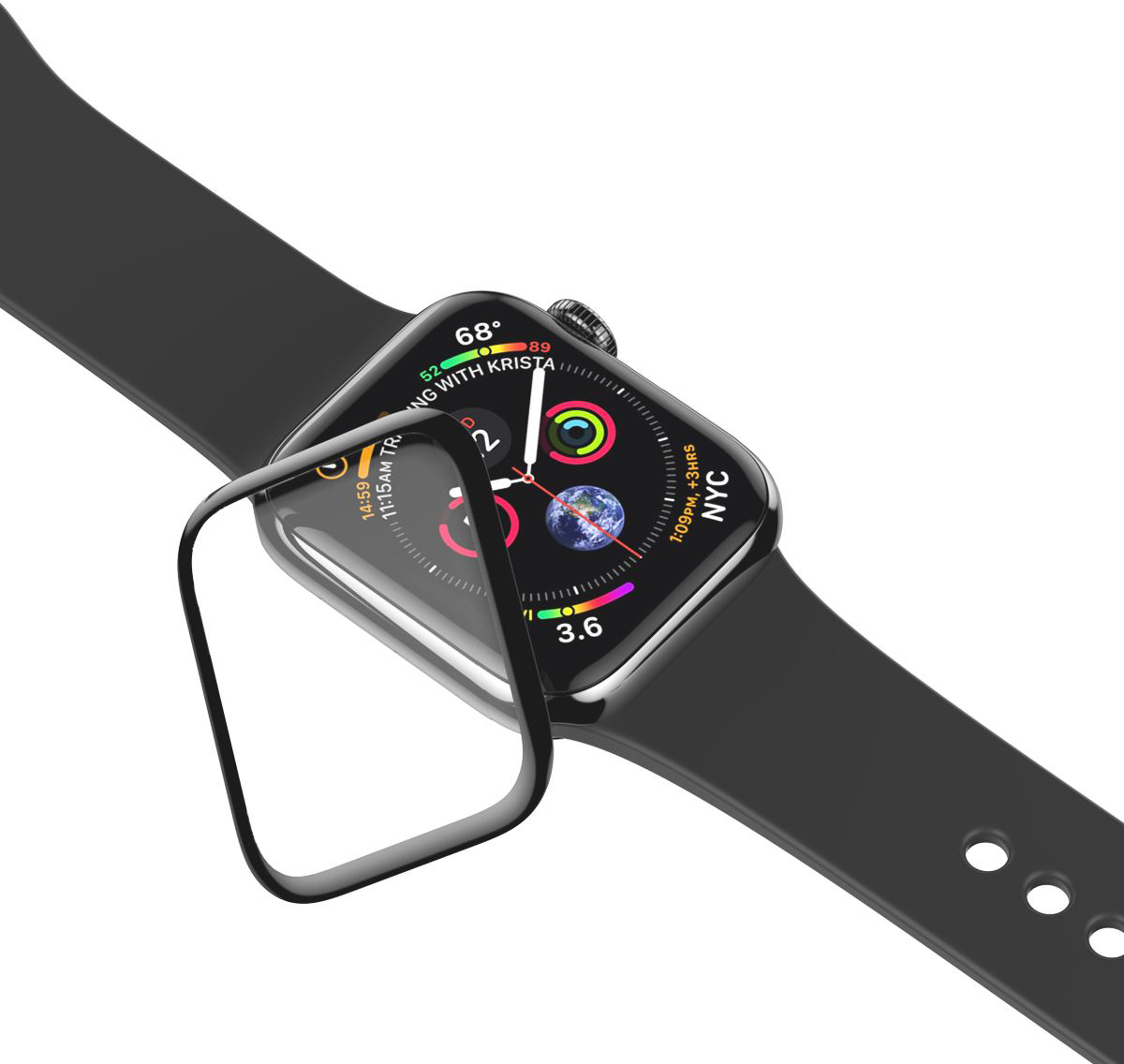 Iphone watch sale series 4 black